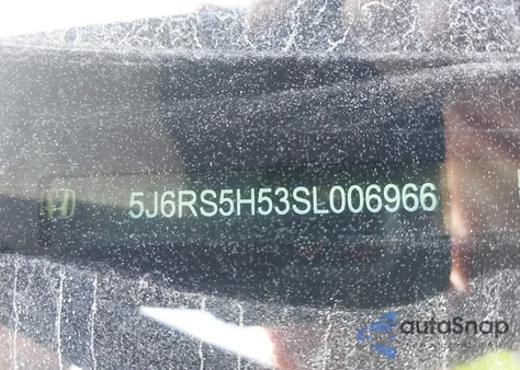 2025 Honda Cr-V Hybrid Sport из США, поврежденный, VIN 5J6RS5H53SL006966